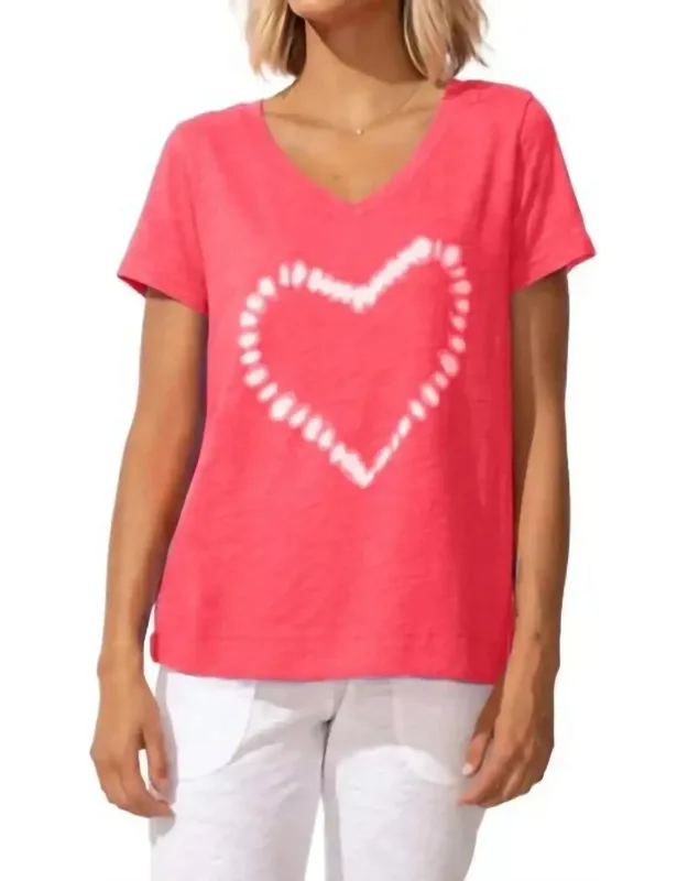 Destination Heart V-neck Tee