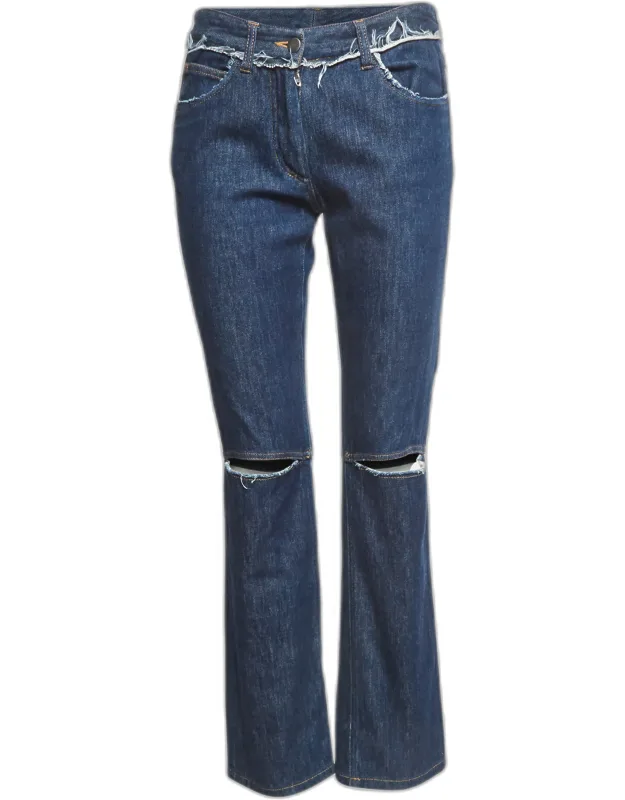Distressed Denim Jeans