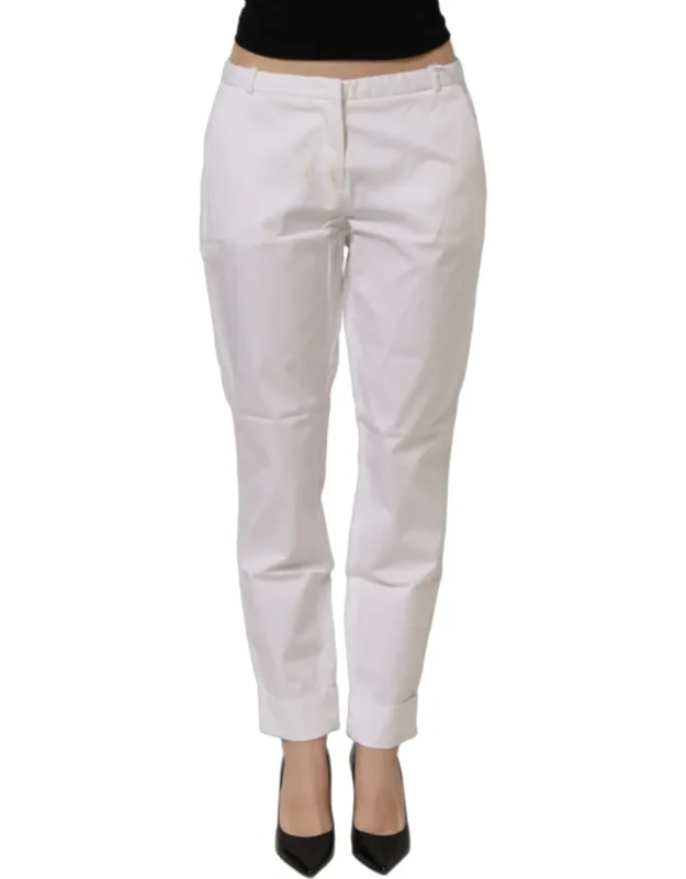 Low Waist Straight Formal Trousers