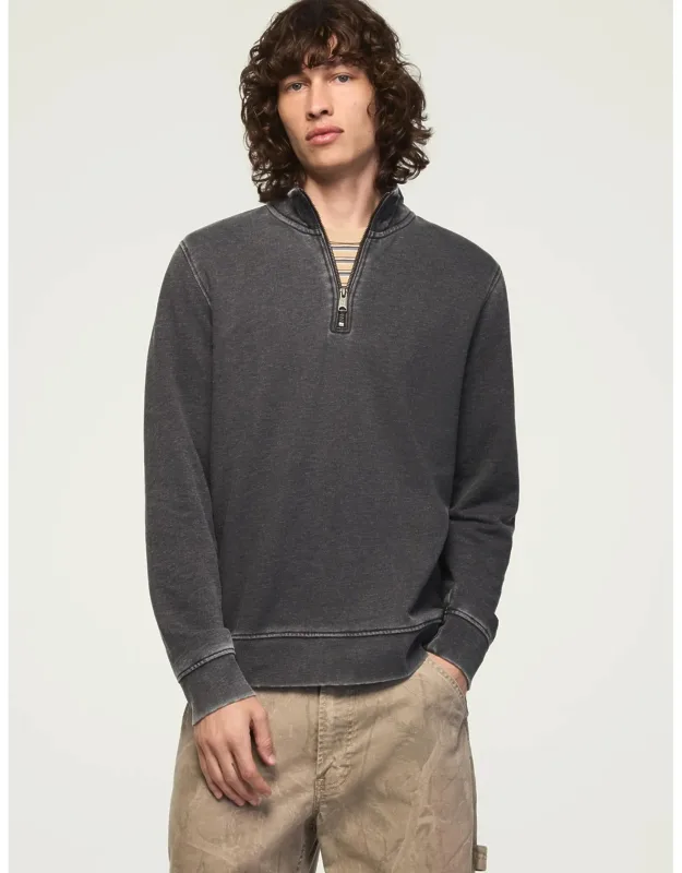 Venice Burnout French Terry 1/4 Zip Pullover