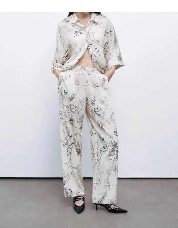 Luster Straight Leg Trousers