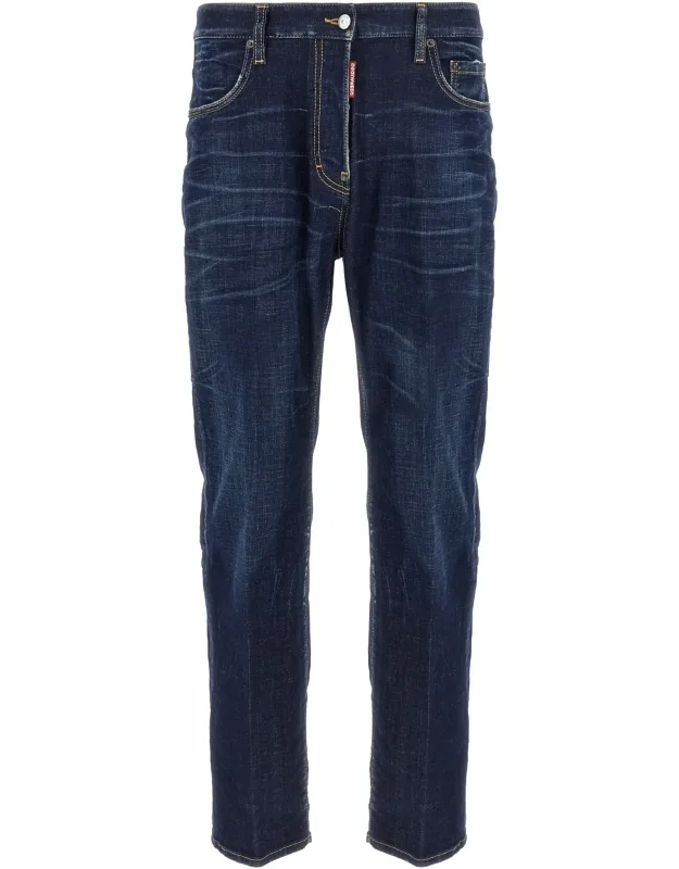 Cotton Straight-leg Jeans