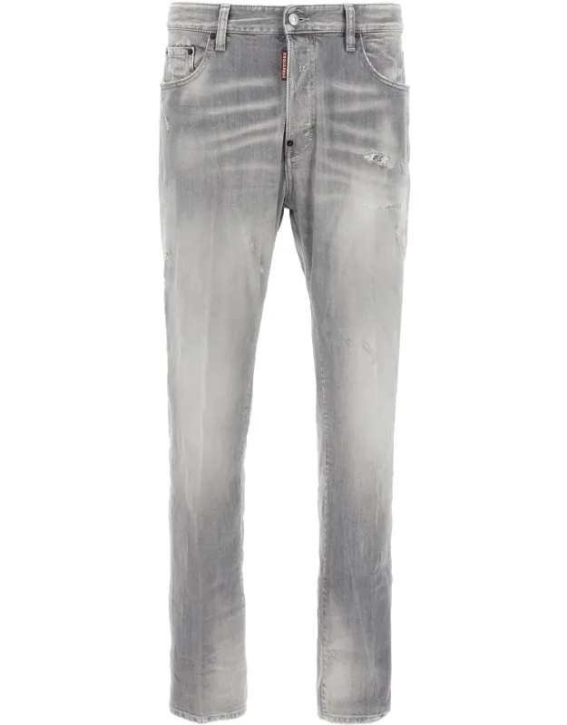 Cotton Straight-leg Jeans