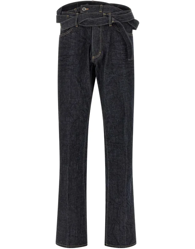 Cotton Straight-leg Jeans