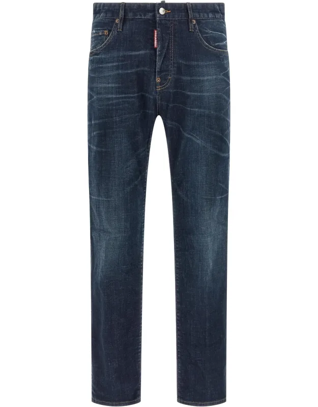 Cotton Straight-leg Jeans