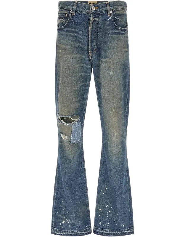 Cotton Flare Jeans