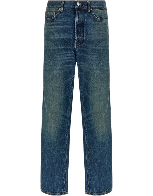 Cotton Straight-leg Jeans