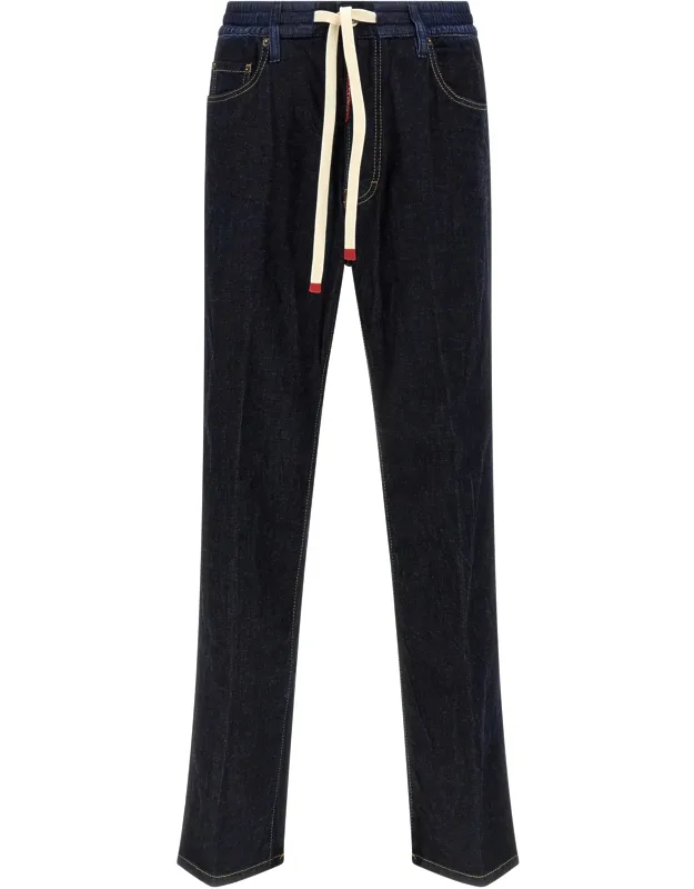 Cotton Straight-leg Jeans