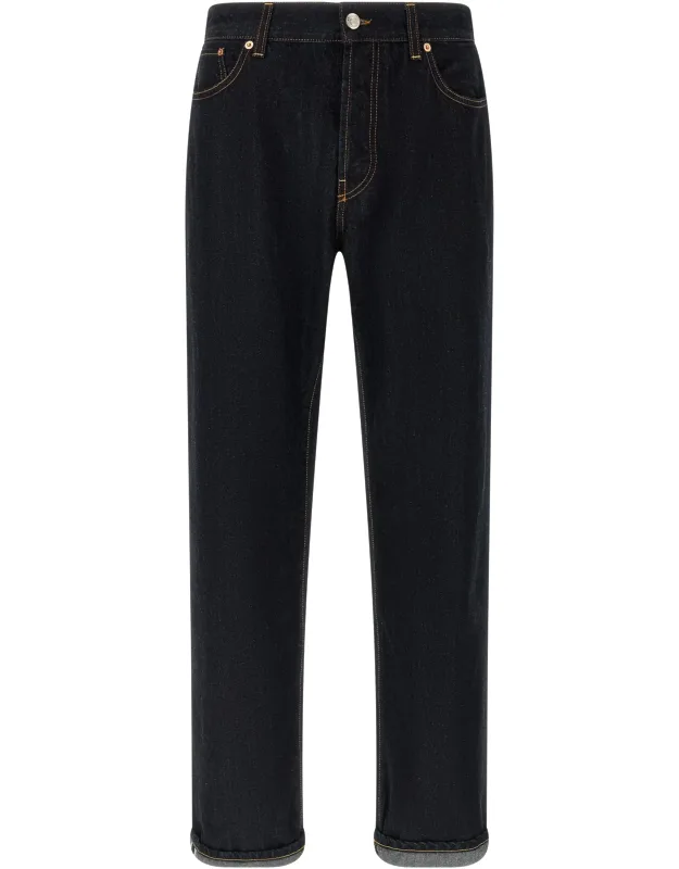 Cotton Straight-leg Jeans