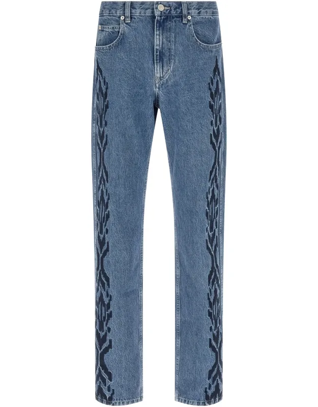 Cotton Straight-leg Jeans