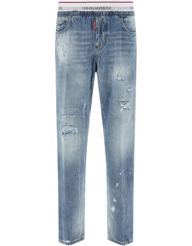 Cotton Relaxed Fit Jeans