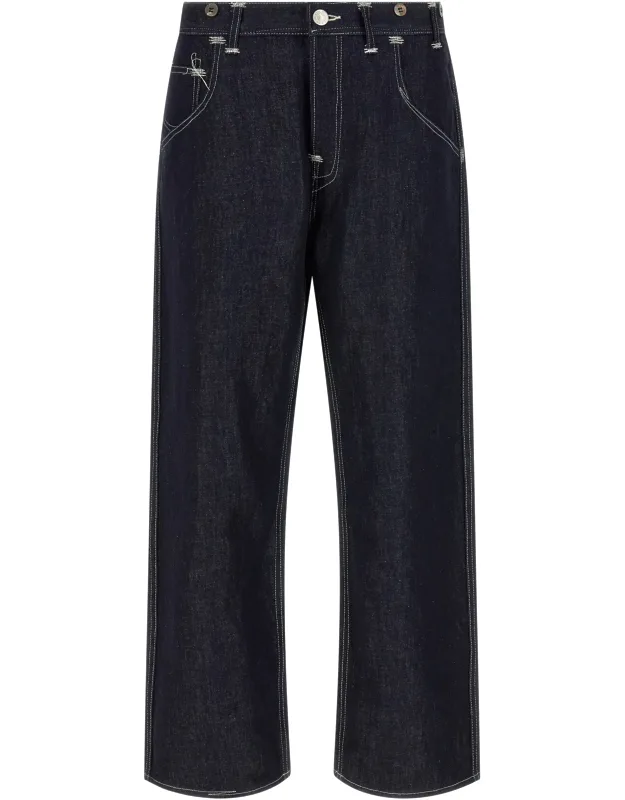 Cotton Straight-leg Jeans