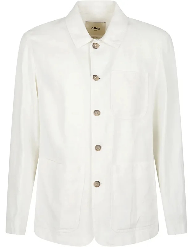 Patch Pocket Linen Jacket
