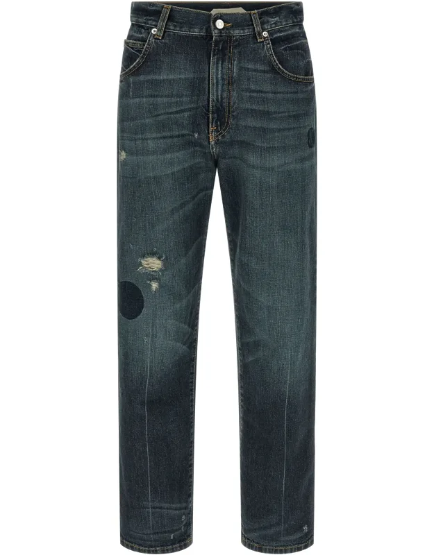 Cotton Straight-leg Jeans