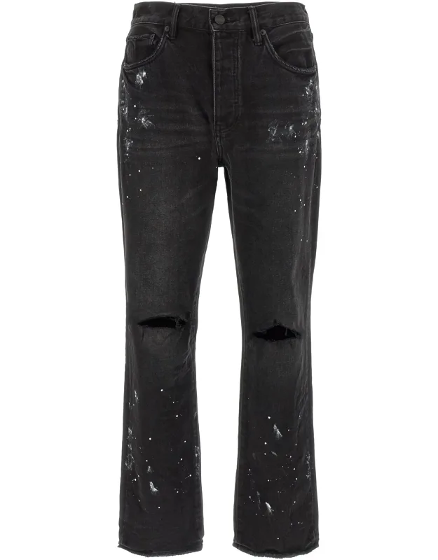 Cotton Straight-leg Jeans