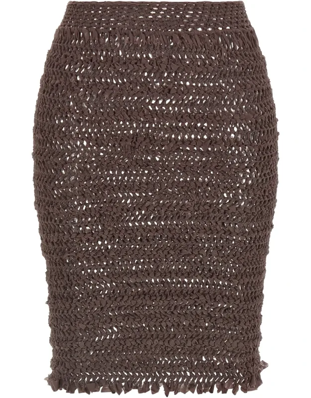 Polyester Midi Skirt