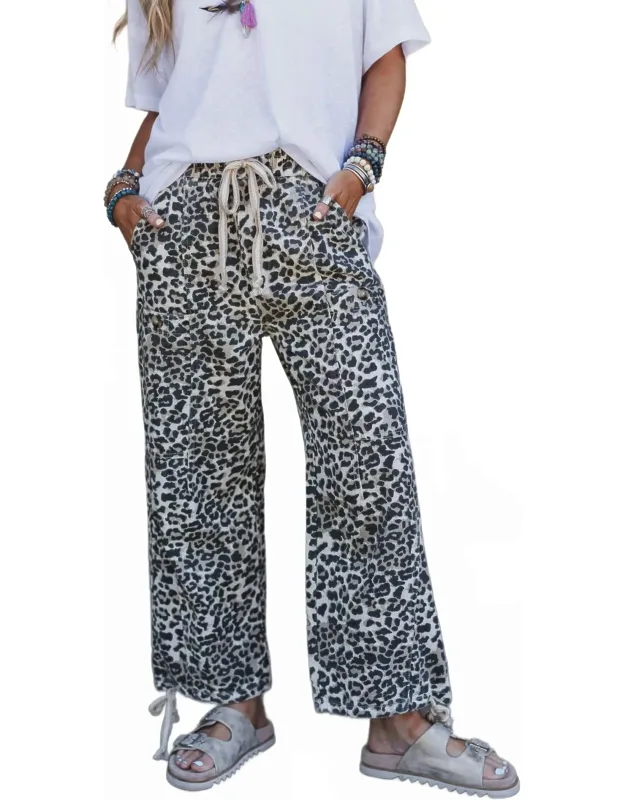 High-rise Cotton Jogger Pants
