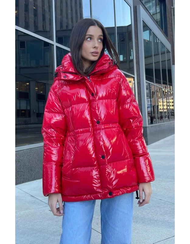 Premium Down Hooded Jacket