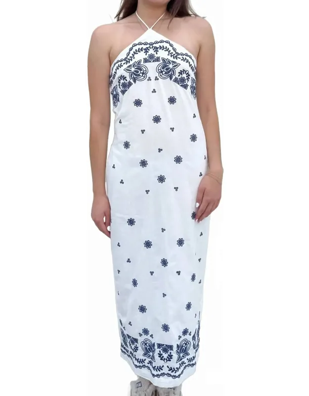 Santorini Summer Maxi Dress