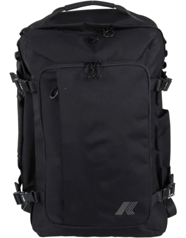 Salome Two-way Zip Nylon Backpack