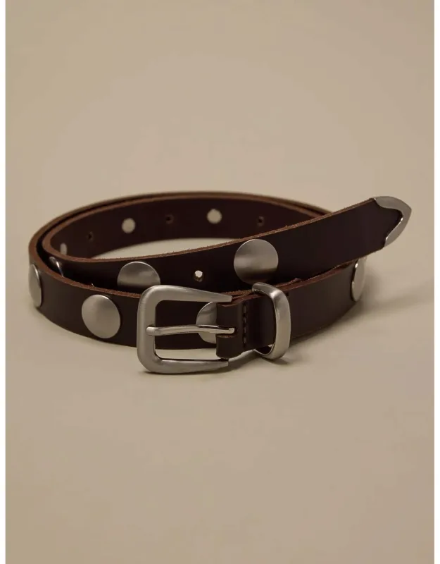 Leather Belt With Over