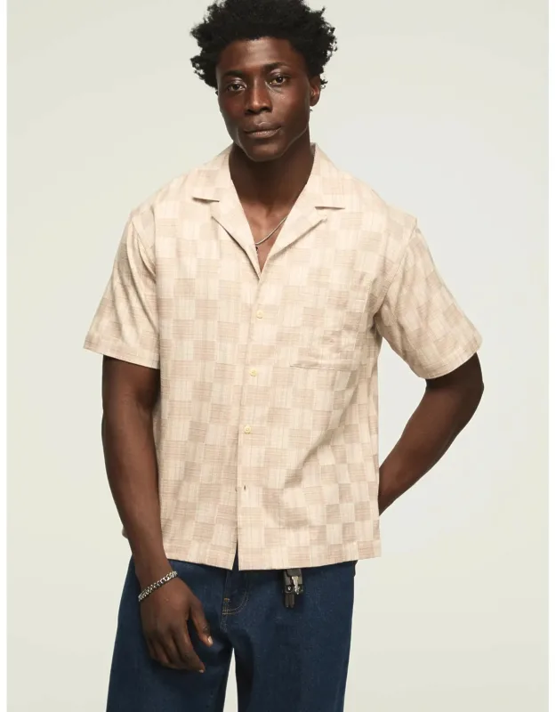 Cropped Camp Collar Shirt