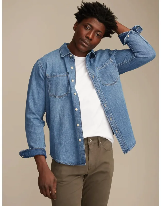 Denim Utility Shirt