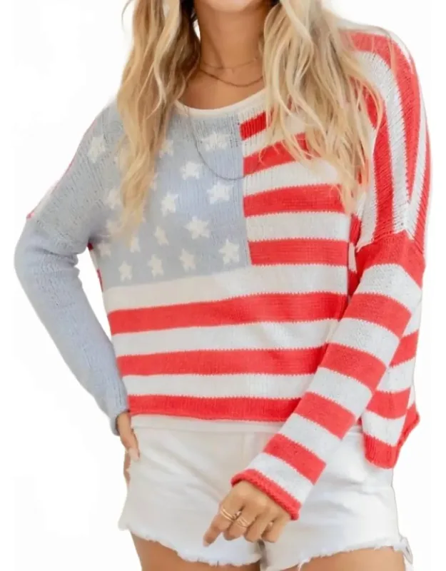 Cropped Crew Lightweight Sweater