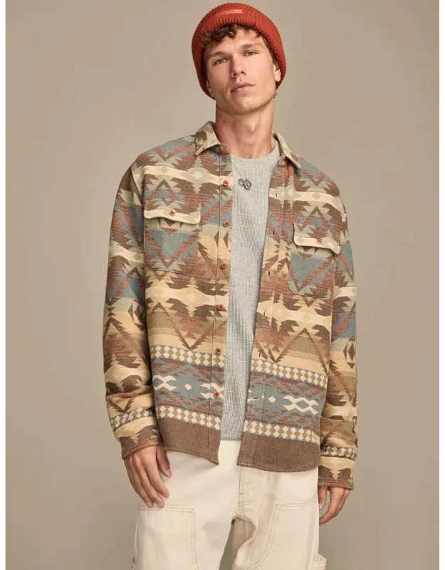 Jacquard Flannel Shirt