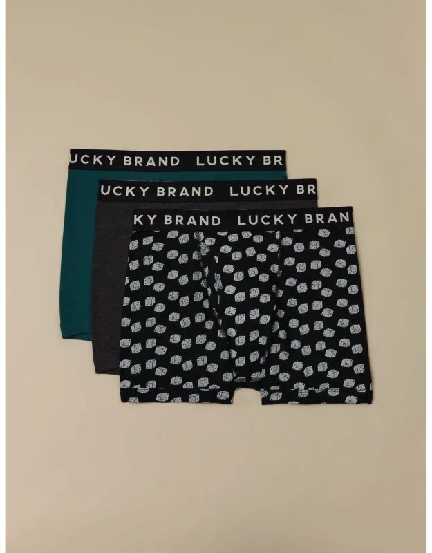 3 Pack Boxer Brief Cotton With Elastic Waist For Maximum Comfort