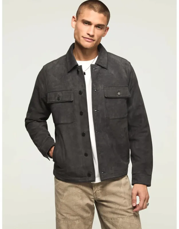 Suede Shirt Jacket