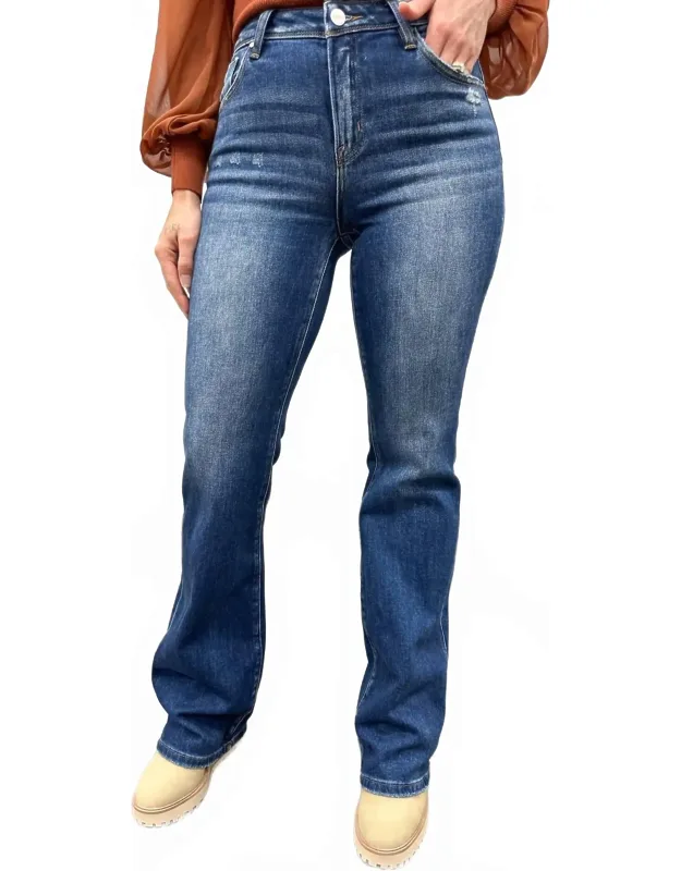High Rise Bootcut Jeans