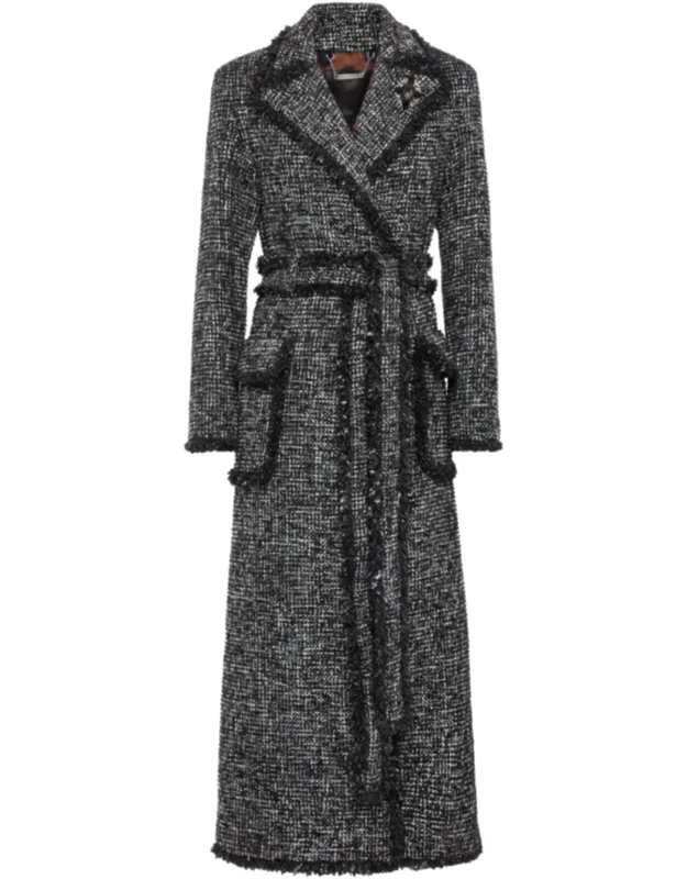 Tweed Long Coat