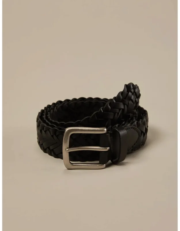 Woven Leather Belt
