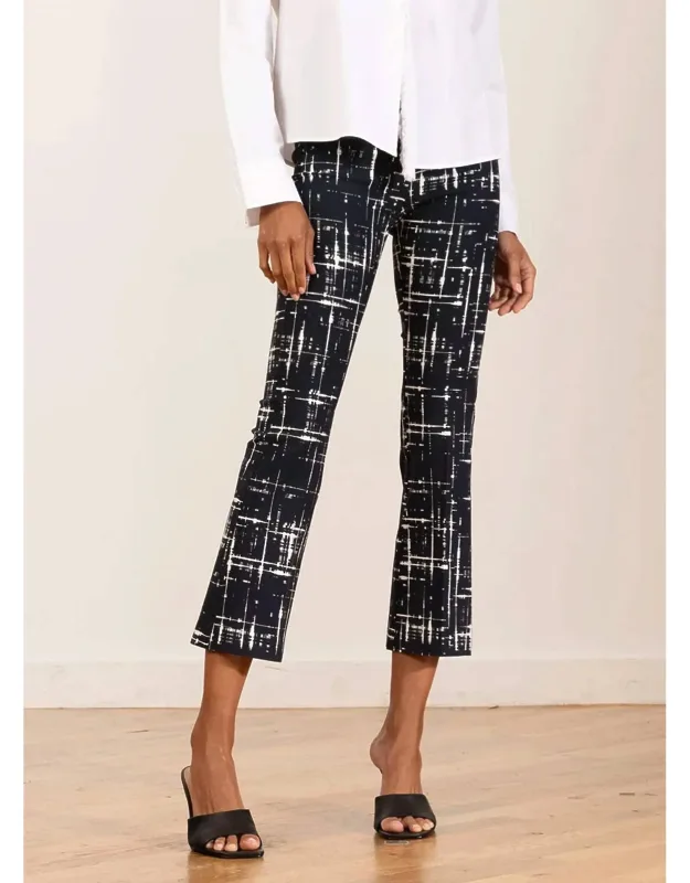 Leo Crop Flare Graffiti Pants