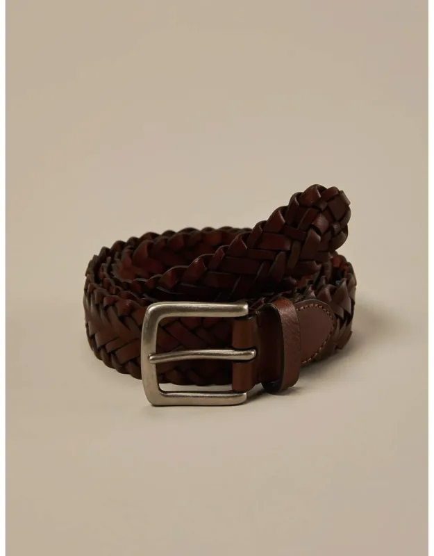 Woven Leather Belt