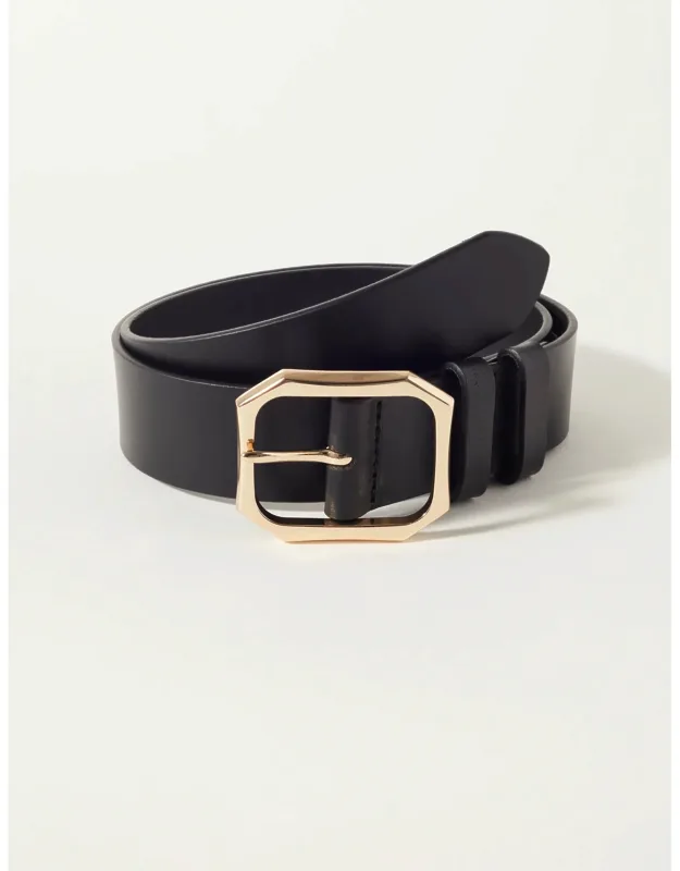 High Shine Buckle Belt