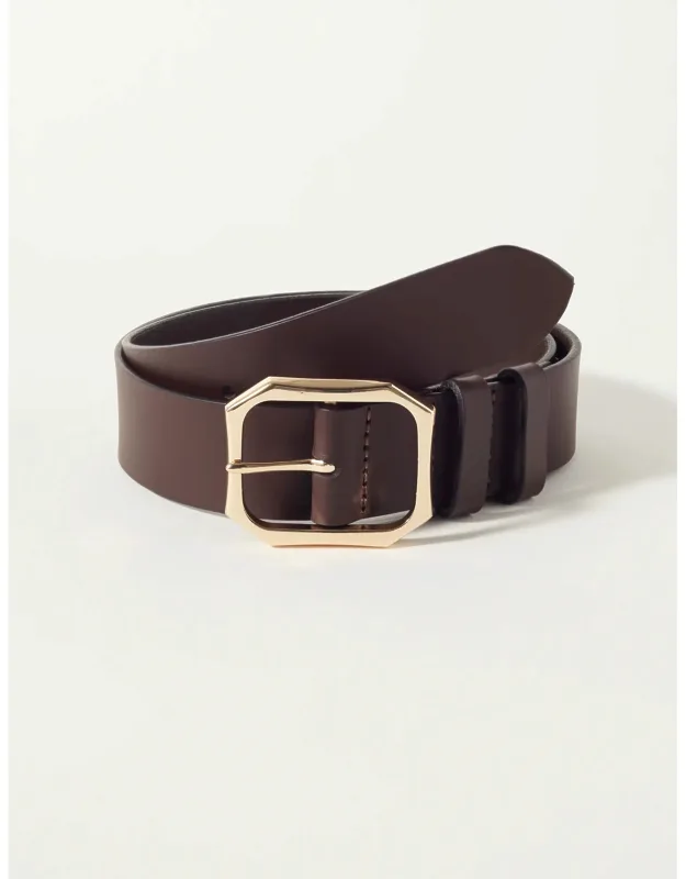 High Shine Buckle Belt