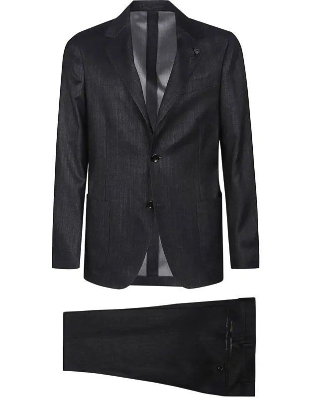 Wool-blend Suit