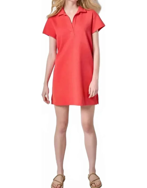 Textured Terry Tunic Dress