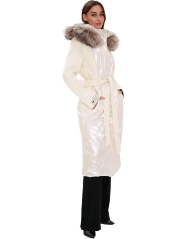 Silver Fox Wool Alpaca Comfortemp Coat