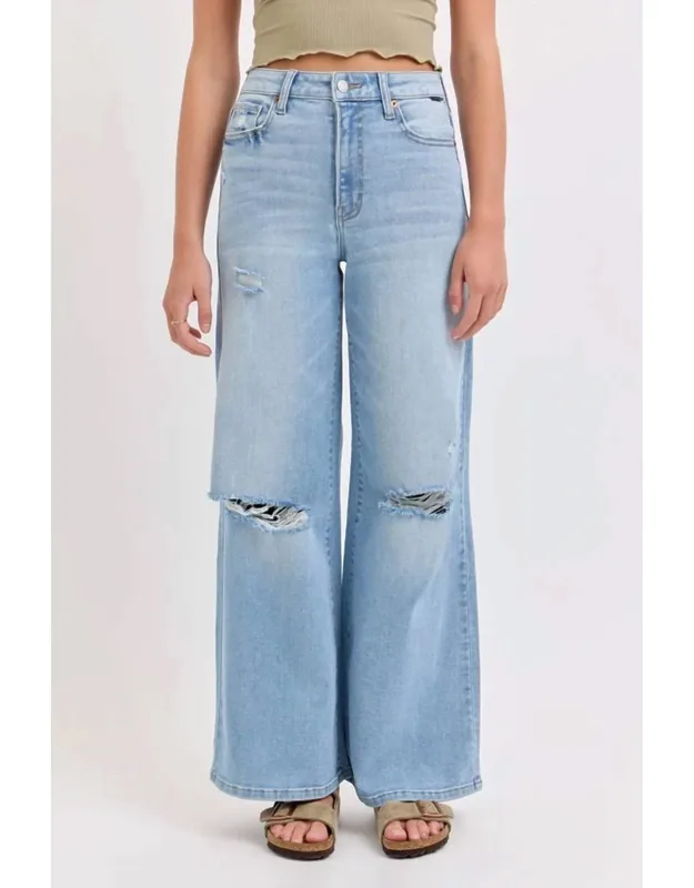 High Rise Wide Leg Jeans