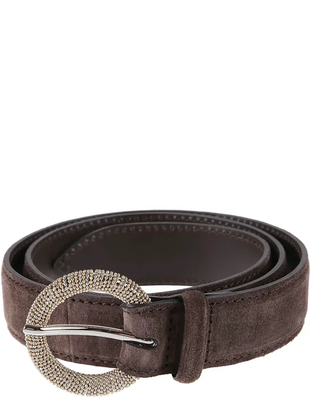 Slim Suede Belt