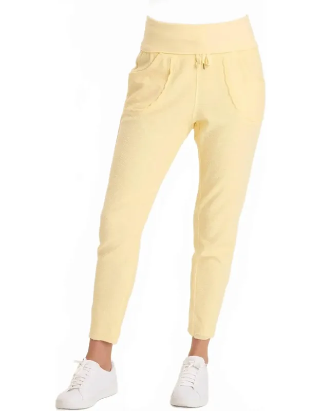 Slim Leg Crepe Knit Pants