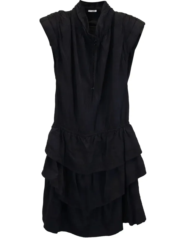 Calcie Day Tiered Mini Dress