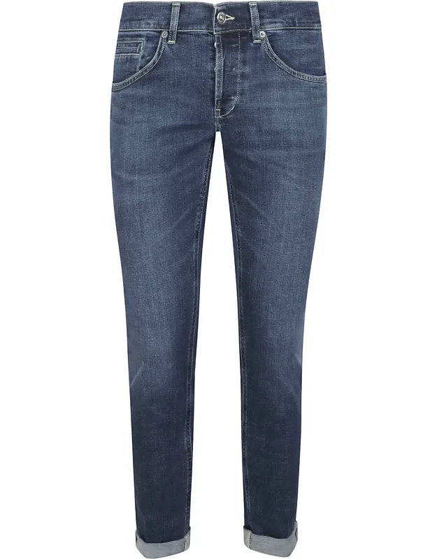 Slim Fit Faded Jeans