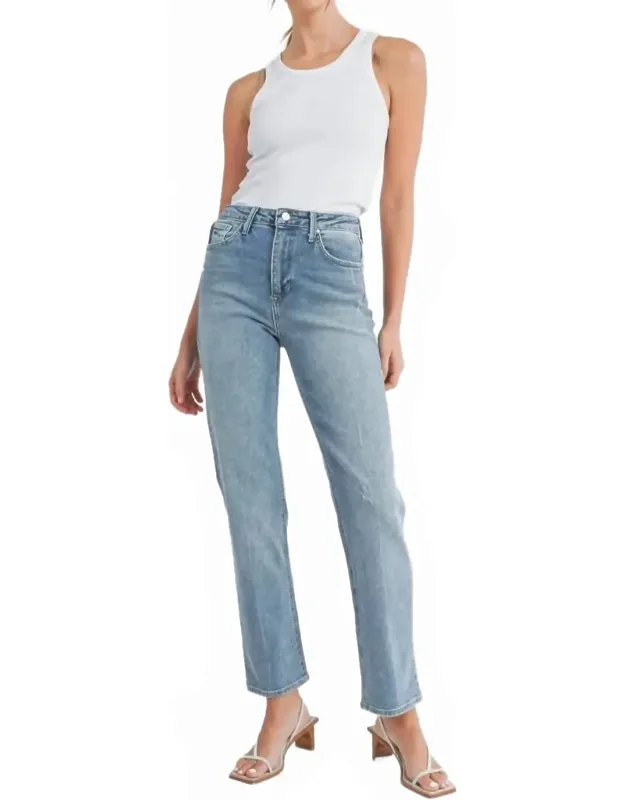 Full Length Straight Jeans