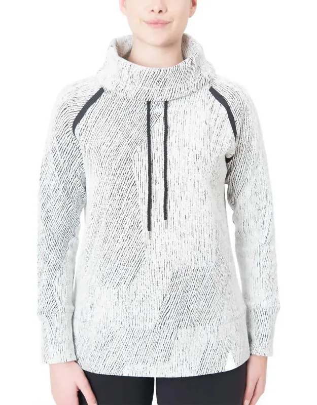 Jacquard Pullover Sweatshirt