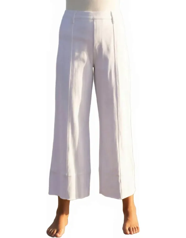 Comfort Knit Denim Crops