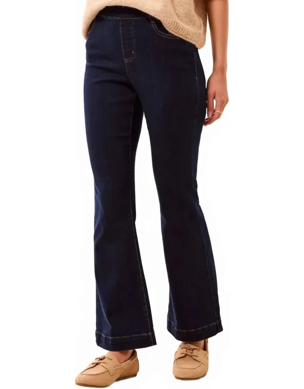 Boundless Denim Pull On Flare Jeans